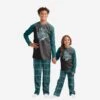 FOCO Philadelphia Eagles Youth Plaid Family Holiday Pajamas