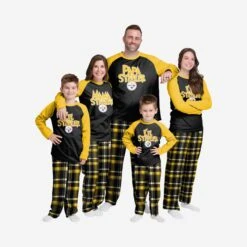 FOCO Pittsburgh Steelers Youth Plaid Family Holiday Pajamas 7 FOCO Pittsburgh Steelers Youth Plaid Family Holiday Pajamas -FOCO Store 9K1B3FEAJNFPS g3