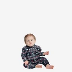 FOCO Houston Texans Infant Ugly Pattern Family Holiday Pajamas