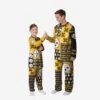 FOCO Pittsburgh Steelers Youth Busy Block Family Holiday Pajamas -FOCO Store 9K4B7FEALNCPS p