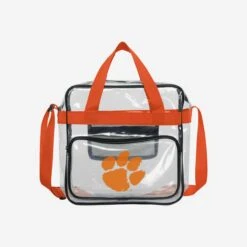 FOCO Clemson Tigers Clear Messenger Bag