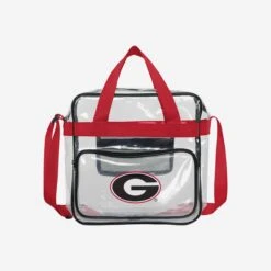FOCO Georgia Bulldogs Clear Messenger Bag