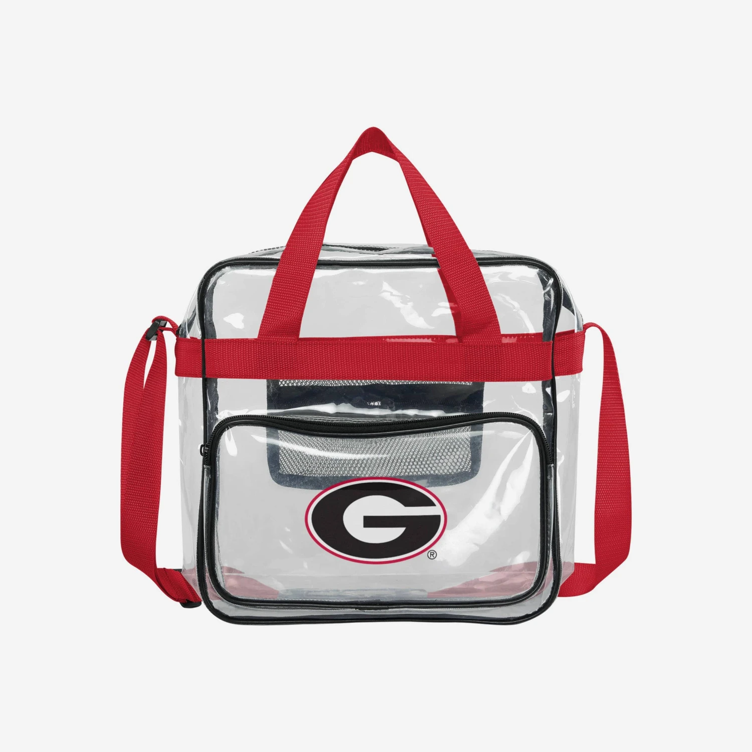 FOCO Georgia Bulldogs Clear Messenger Bag 3 FOCO Georgia Bulldogs Clear Messenger Bag