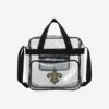 FOCO New Orleans Saints Clear Messenger Bag 2 FOCO New Orleans Saints Clear Messenger Bag -FOCO Store BGCLRNFMSGHENS p
