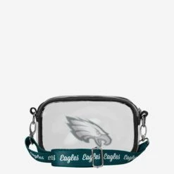 FOCO Philadelphia Eagles Team Stripe Clear Crossbody Bag -FOCO Store BGCLRNFTMSTPCAMPE g5