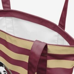 FOCO Florida State Seminoles Team Stripe Canvas Tote Bag 9 FOCO Florida State Seminoles Team Stripe Canvas Tote Bag -FOCO Store BGCNVNCTMSTPFS g4