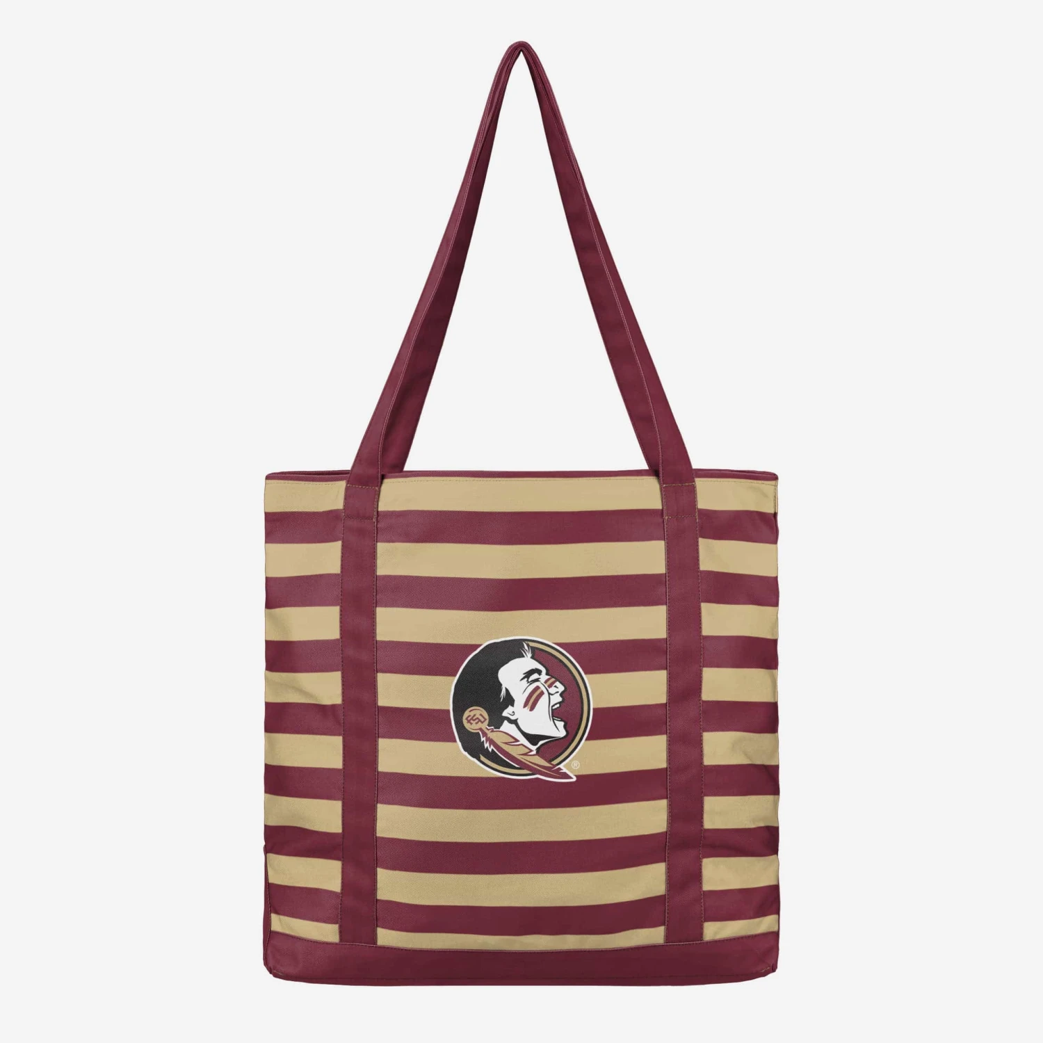 FOCO Florida State Seminoles Team Stripe Canvas Tote Bag 3 FOCO Florida State Seminoles Team Stripe Canvas Tote Bag
