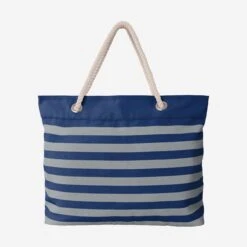 FOCO Los Angeles Dodgers Nautical Stripe Tote Bag -FOCO Store BGMBNAUSTPTOTELD g3