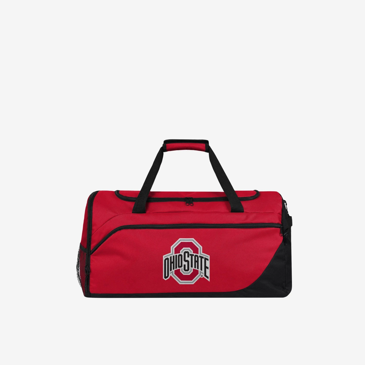 FOCO Ohio State Buckeyes Solid Big Logo Duffle Bag 3 FOCO Ohio State Buckeyes Solid Big Logo Duffle Bag