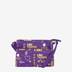 FOCO LSU Tigers Logo Love Crossbody Purse