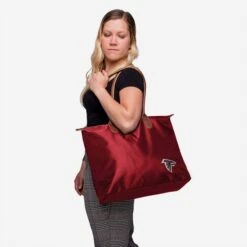 FOCO Atlanta Falcons Bold Color Tote Bag -FOCO Store BGNFEXFANLGHETOTEV2AF g3