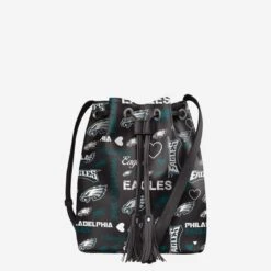 FOCO Philadelphia Eagles Logo Love Cinch Purse
