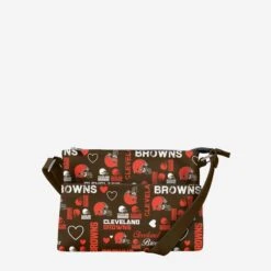 FOCO Cleveland Browns Logo Love Crossbody Purse