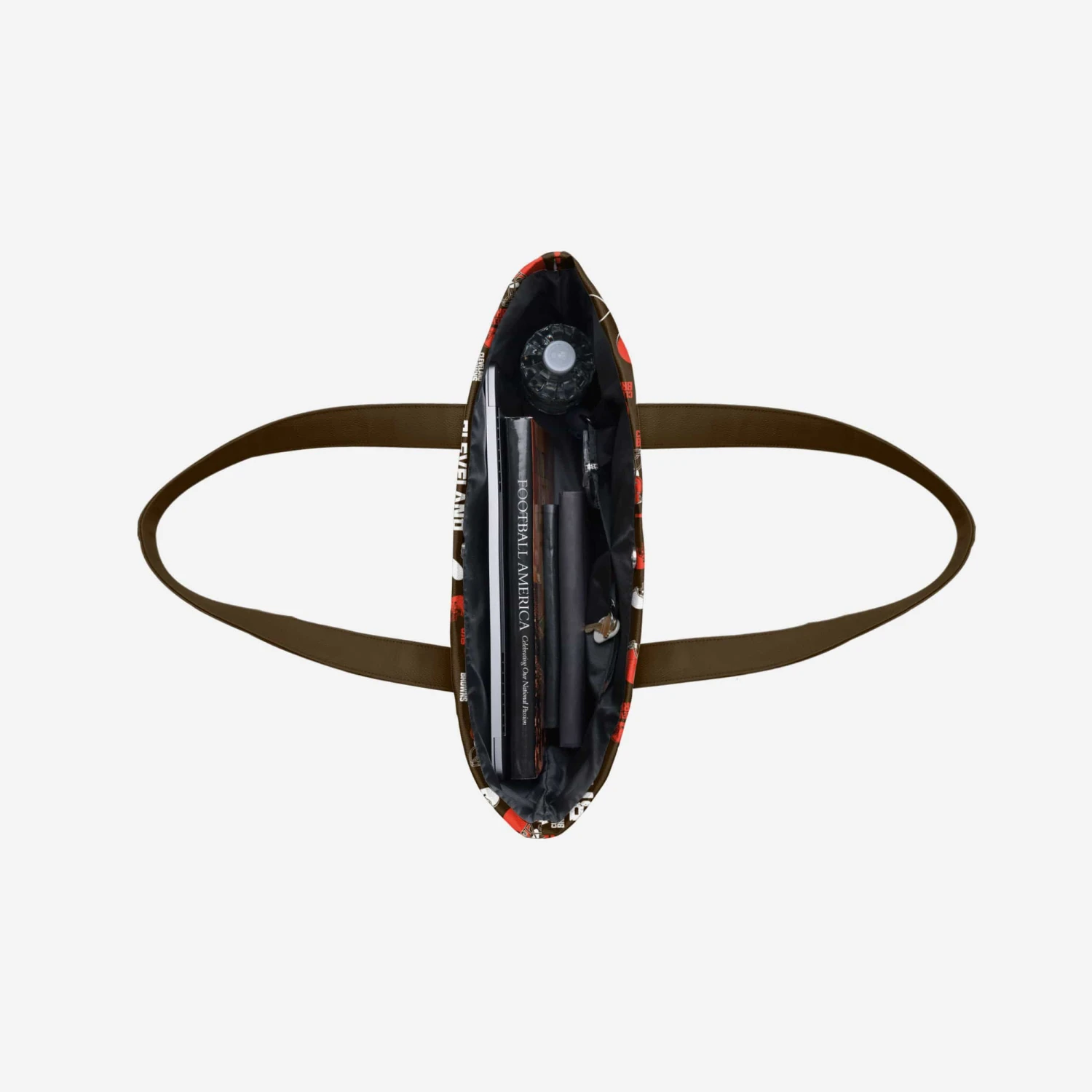 FOCO Cleveland Browns Logo Love Tote Bag 7 FOCO Cleveland Browns Logo Love Tote Bag - Image 5