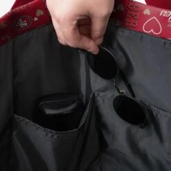 FOCO San Francisco 49ers Logo Love Tote Bag 10 FOCO San Francisco 49ers Logo Love Tote Bag -FOCO Store BGNFLTLETOTESF g4