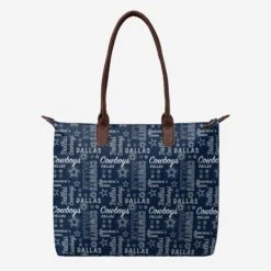 FOCO Dallas Cowboys Spirited Style Printed Collection Tote Bag