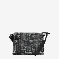 FOCO Las Vegas Raiders Spirited Style Printed Collection Foldover Tote Bag