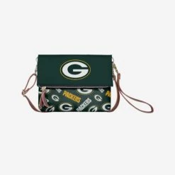 FOCO Green Bay Packers Printed Collection Foldover Tote Bag