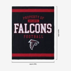 FOCO Atlanta Falcons Team Property Sherpa Plush Throw Blanket -FOCO Store BKTNFPLSHTPAF g3
