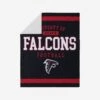 FOCO Atlanta Falcons Team Property Sherpa Plush Throw Blanket -FOCO Store BKTNFPLSHTPAF p