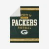 FOCO Green Bay Packers Team Property Sherpa Plush Throw Blanket -FOCO Store BKTNFPLSHTPGP p