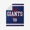 FOCO New York Giants Team Property Sherpa Plush Throw Blanket -FOCO Store BKTNFPLSHTPNG p