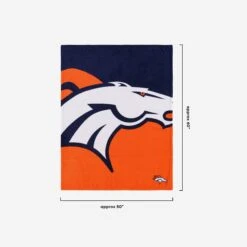 FOCO Denver Broncos Supreme Slumber Plush Throw Blanket 7 FOCO Denver Broncos Supreme Slumber Plush Throw Blanket -FOCO Store BKTNFPLSUSDB g3
