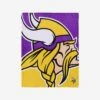 FOCO Minnesota Vikings Supreme Slumber Plush Throw Blanket 2 FOCO Minnesota Vikings Supreme Slumber Plush Throw Blanket -FOCO Store BKTNFPLSUSMV p