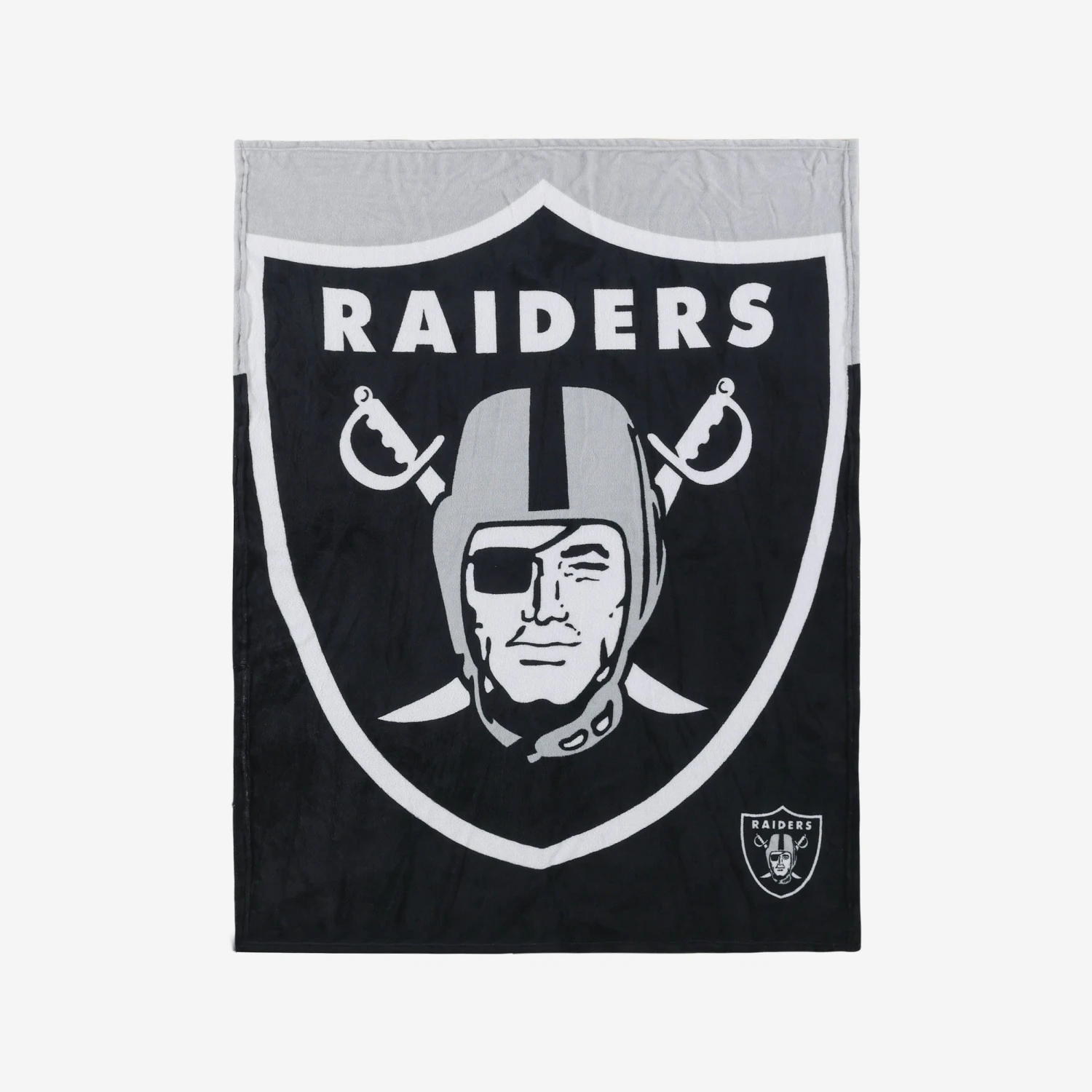 FOCO Las Vegas Raiders Supreme Slumber Plush Throw Blanket 3 FOCO Las Vegas Raiders Supreme Slumber Plush Throw Blanket