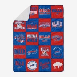 FOCO Buffalo Bills Team Pride Patches Quilt