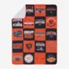 FOCO Chicago Bears Team Pride Patches Quilt 2 FOCO Chicago Bears Team Pride Patches Quilt -FOCO Store BKTNFQTTPDCB p