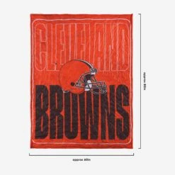 FOCO Cleveland Browns Big Game Sherpa Lined Throw Blanket 9 FOCO Cleveland Browns Big Game Sherpa Lined Throw Blanket -FOCO Store BKTNFXLSHBGCL g3