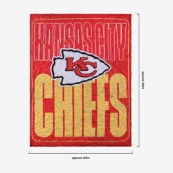FOCO Kansas City Chiefs Big Game Sherpa Lined Throw Blanket 9 FOCO Kansas City Chiefs Big Game Sherpa Lined Throw Blanket -FOCO Store BKTNFXLSHBGKC g3