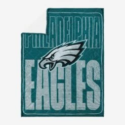FOCO Philadelphia Eagles Big Game Sherpa Lined Throw Blanket
