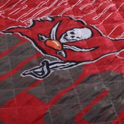 FOCO Tampa Bay Buccaneers Big Game Sherpa Lined Throw Blanket -FOCO Store BKTNFXLSHBGTB g5