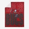 FOCO Tampa Bay Buccaneers Big Game Sherpa Lined Throw Blanket -FOCO Store BKTNFXLSHBGTB p