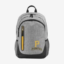 FOCO Pittsburgh Pirates Heather Grey Bold Color Backpack