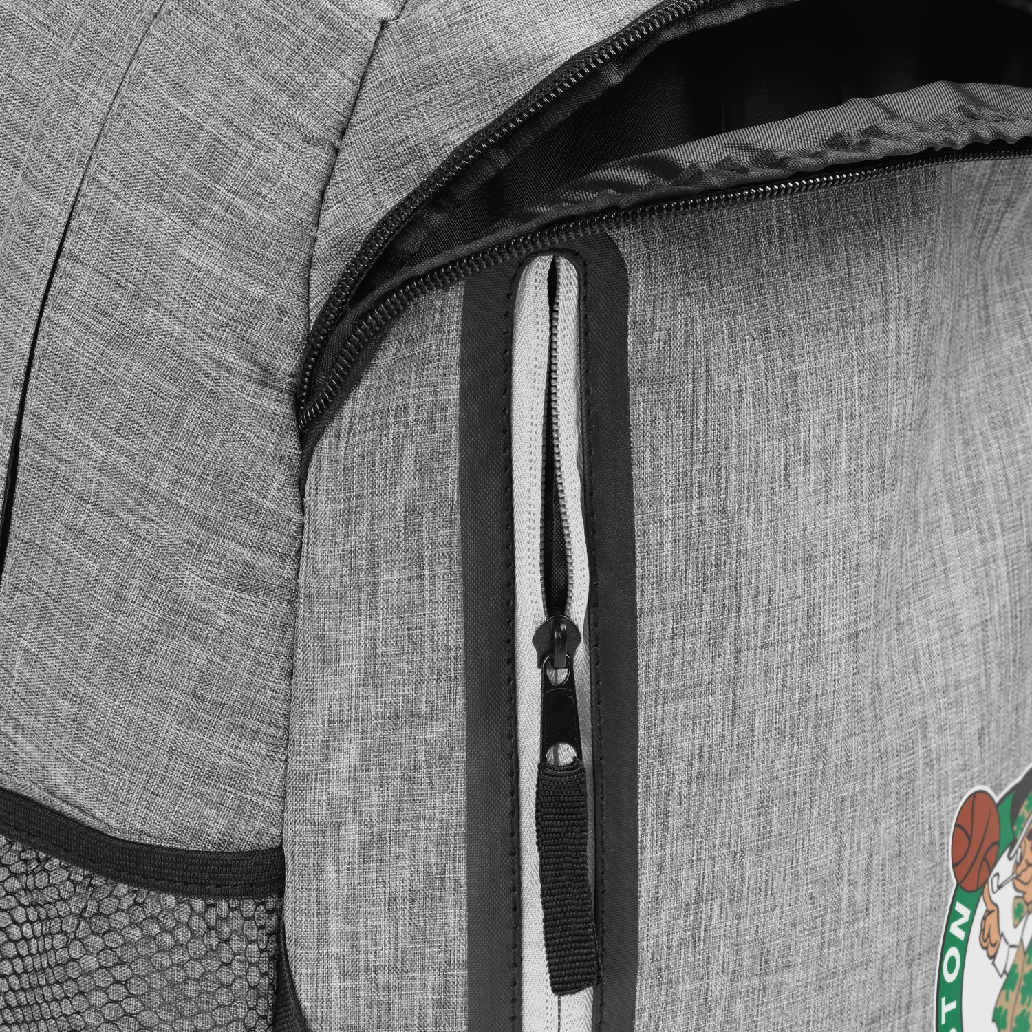 FOCO Boston Celtics Heather Grey Bold Color Backpack 8 FOCO Boston Celtics Heather Grey Bold Color Backpack - Image 6