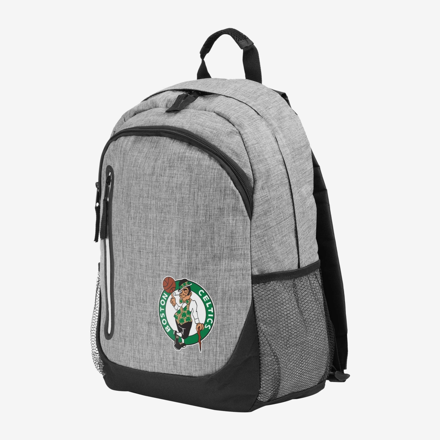 FOCO Boston Celtics Heather Grey Bold Color Backpack 4 FOCO Boston Celtics Heather Grey Bold Color Backpack - Image 2