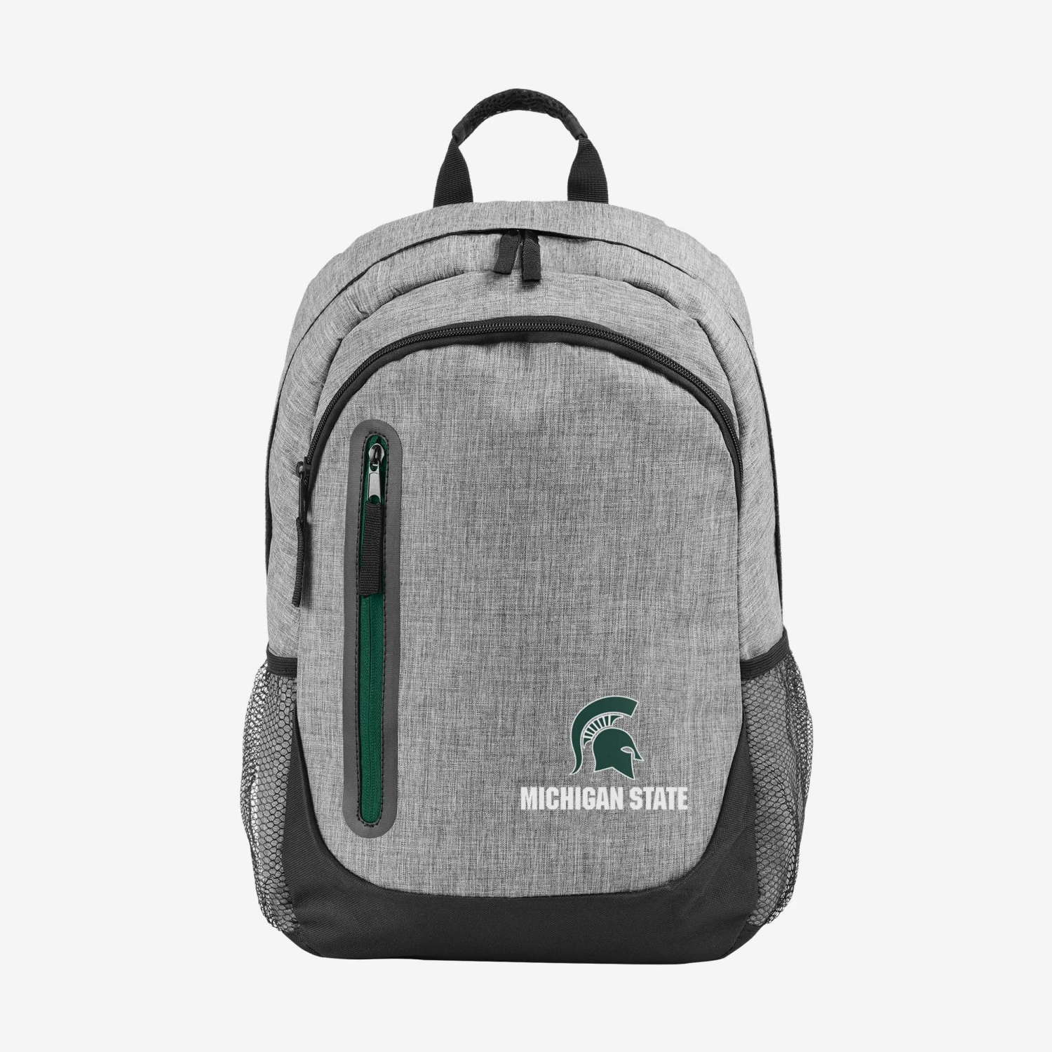 FOCO Michigan State Spartans Heather Grey Bold Color Backpack 3 FOCO Michigan State Spartans Heather Grey Bold Color Backpack