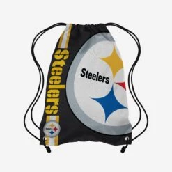 FOCO Pittsburgh Steelers Big Logo Drawstring Backpack
