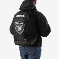 FOCO Las Vegas Raiders Big Logo Bungee Backpack -FOCO Store BPNFBLBNGOR g4