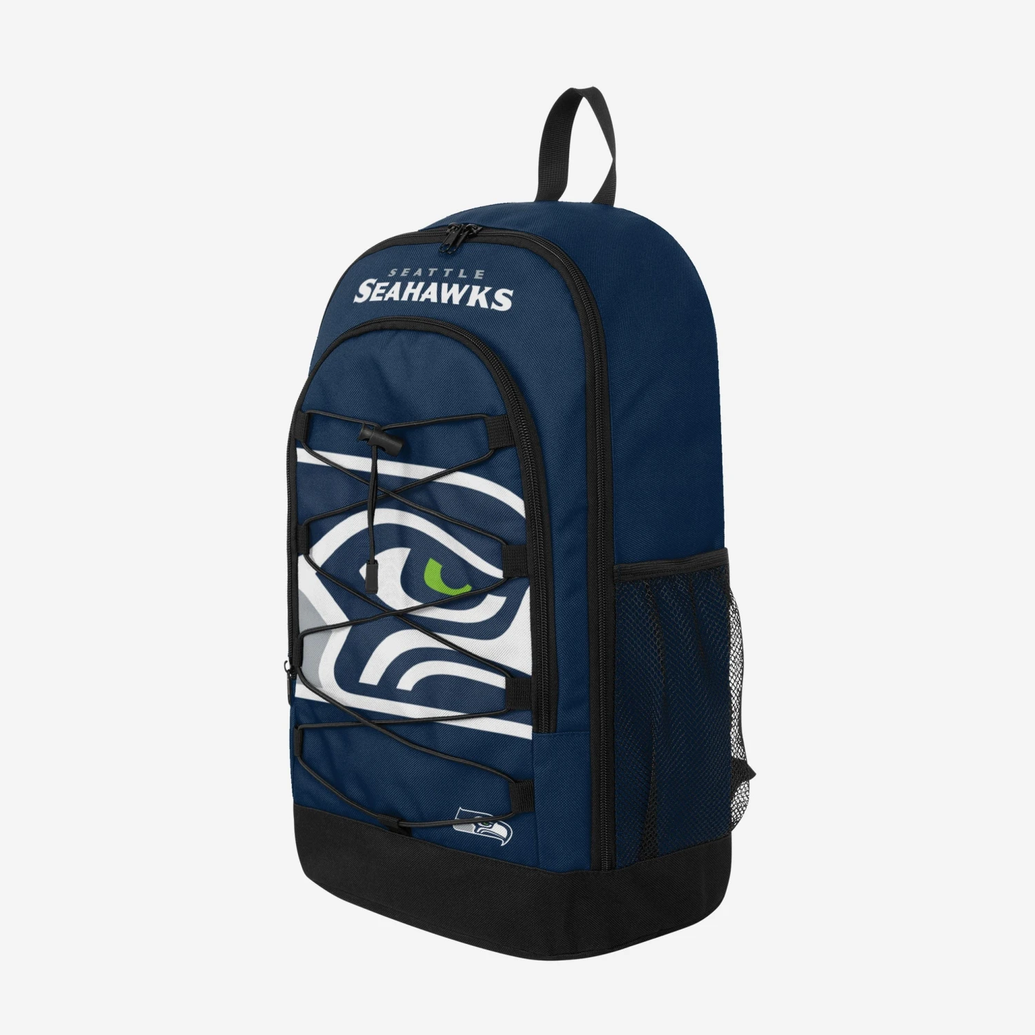 FOCO Seattle Seahawks Big Logo Bungee Backpack 4 FOCO Seattle Seahawks Big Logo Bungee Backpack - Image 2