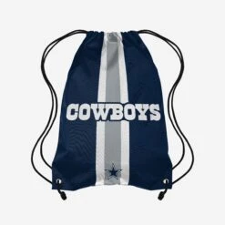 FOCO Dallas Cowboys Team Stripe Wordmark Drawstring Backpack