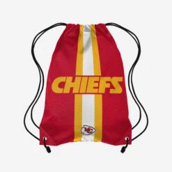 FOCO Kansas City Chiefs Team Stripe Wordmark Drawstring Backpack