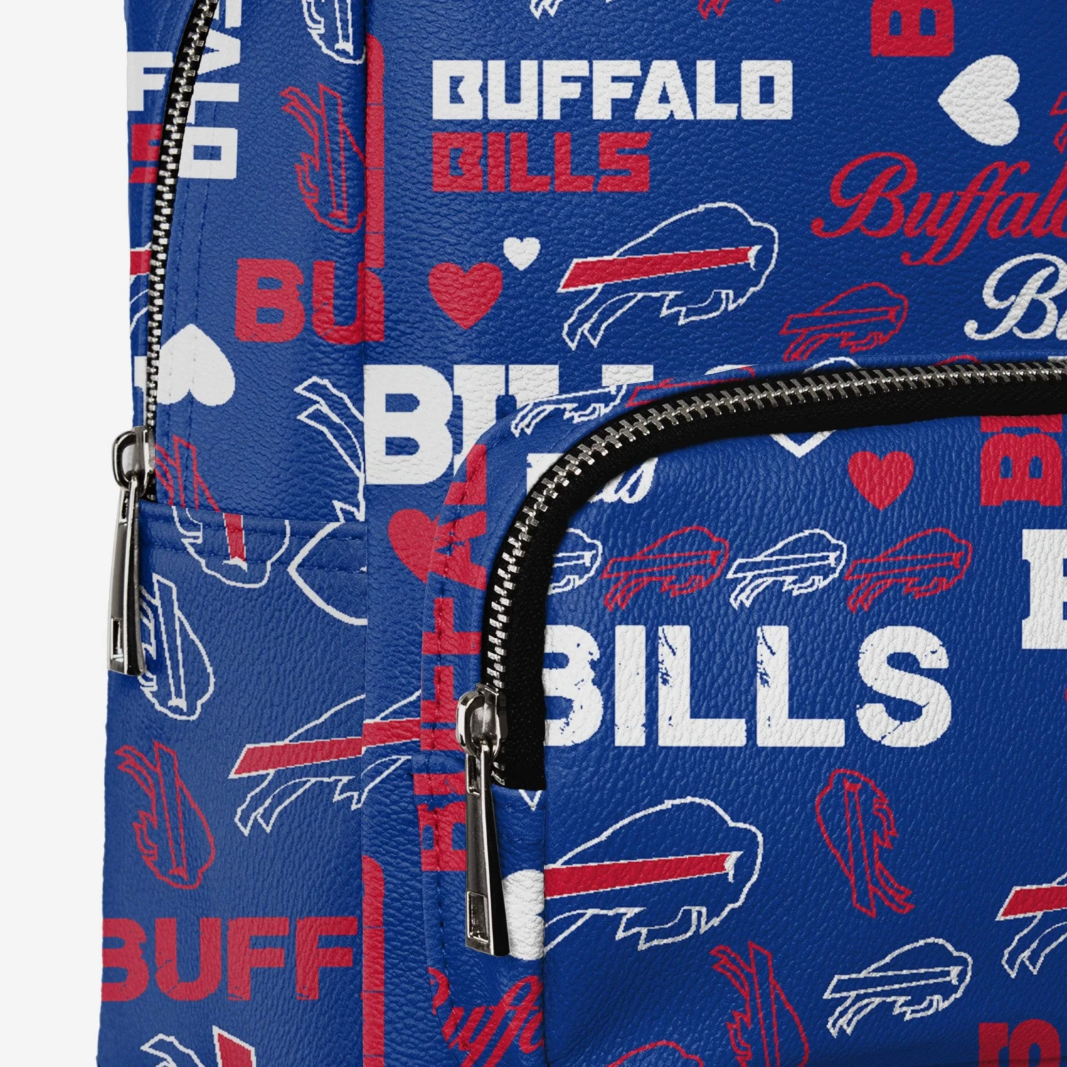 FOCO Buffalo Bills Logo Love Mini Backpack 6 FOCO Buffalo Bills Logo Love Mini Backpack - Image 4