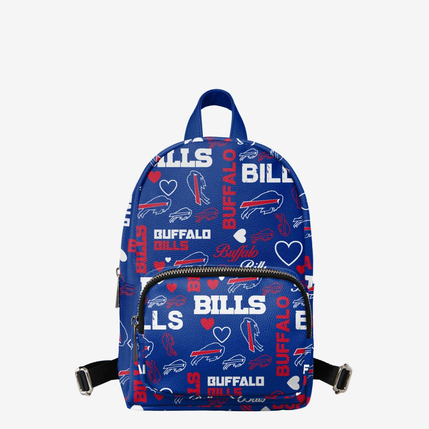FOCO Buffalo Bills Logo Love Mini Backpack 3 FOCO Buffalo Bills Logo Love Mini Backpack