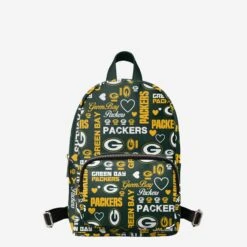 FOCO Green Bay Packers Logo Love Mini Backpack