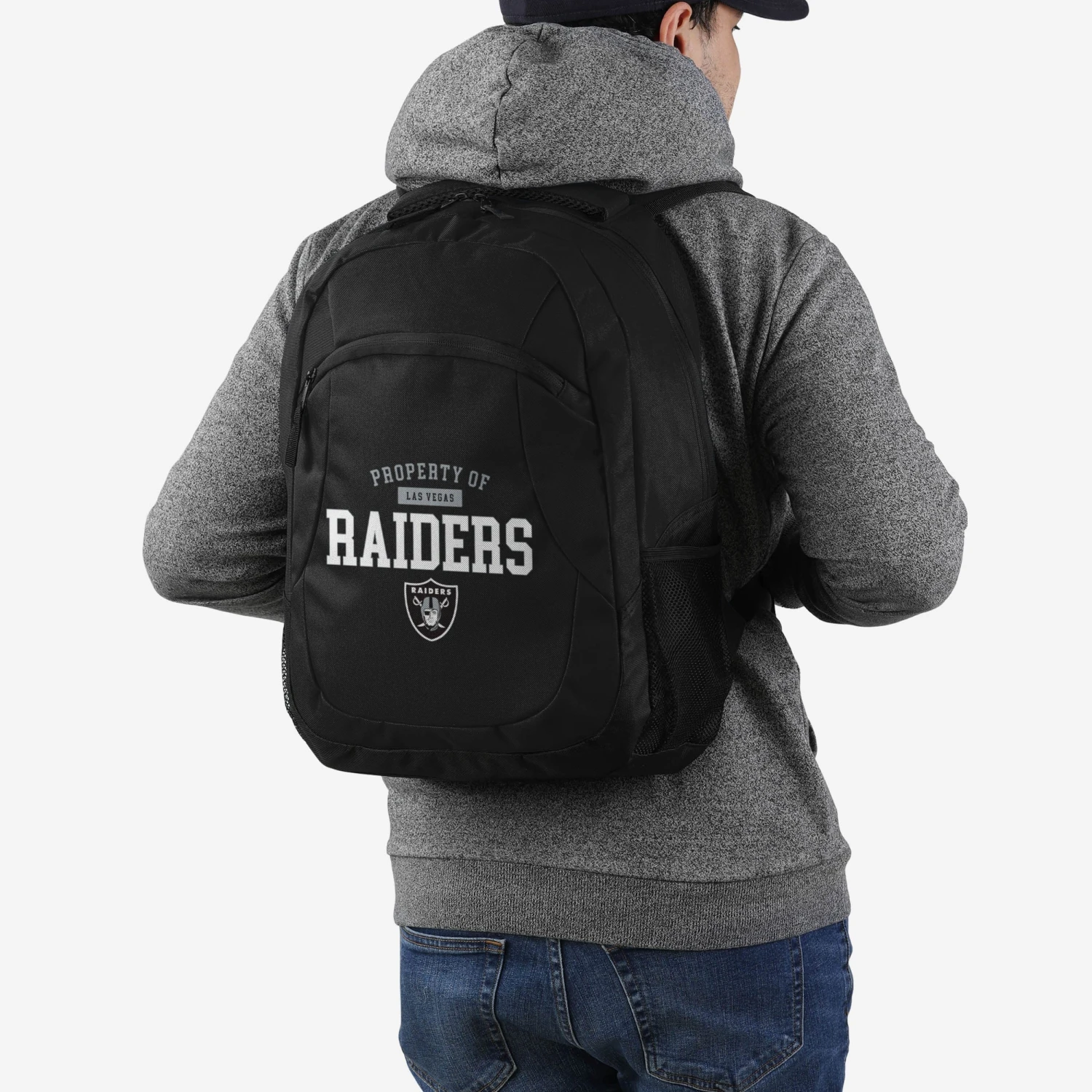 FOCO Las Vegas Raiders Property Of Action Backpack 7 FOCO Las Vegas Raiders Property Of Action Backpack - Image 5