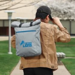 FOCO Detroit Lions Rollup Backpack 12 FOCO Detroit Lions Rollup Backpack -FOCO Store BPNFRLLUPDL g4